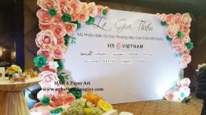 Backdrop hoa giấy 160 - HS@ VIỆT NAM