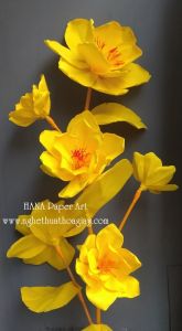 Cành hoa mai mút xốp