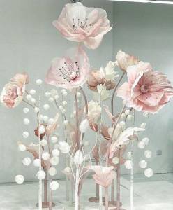Cây hoa poppy lụa